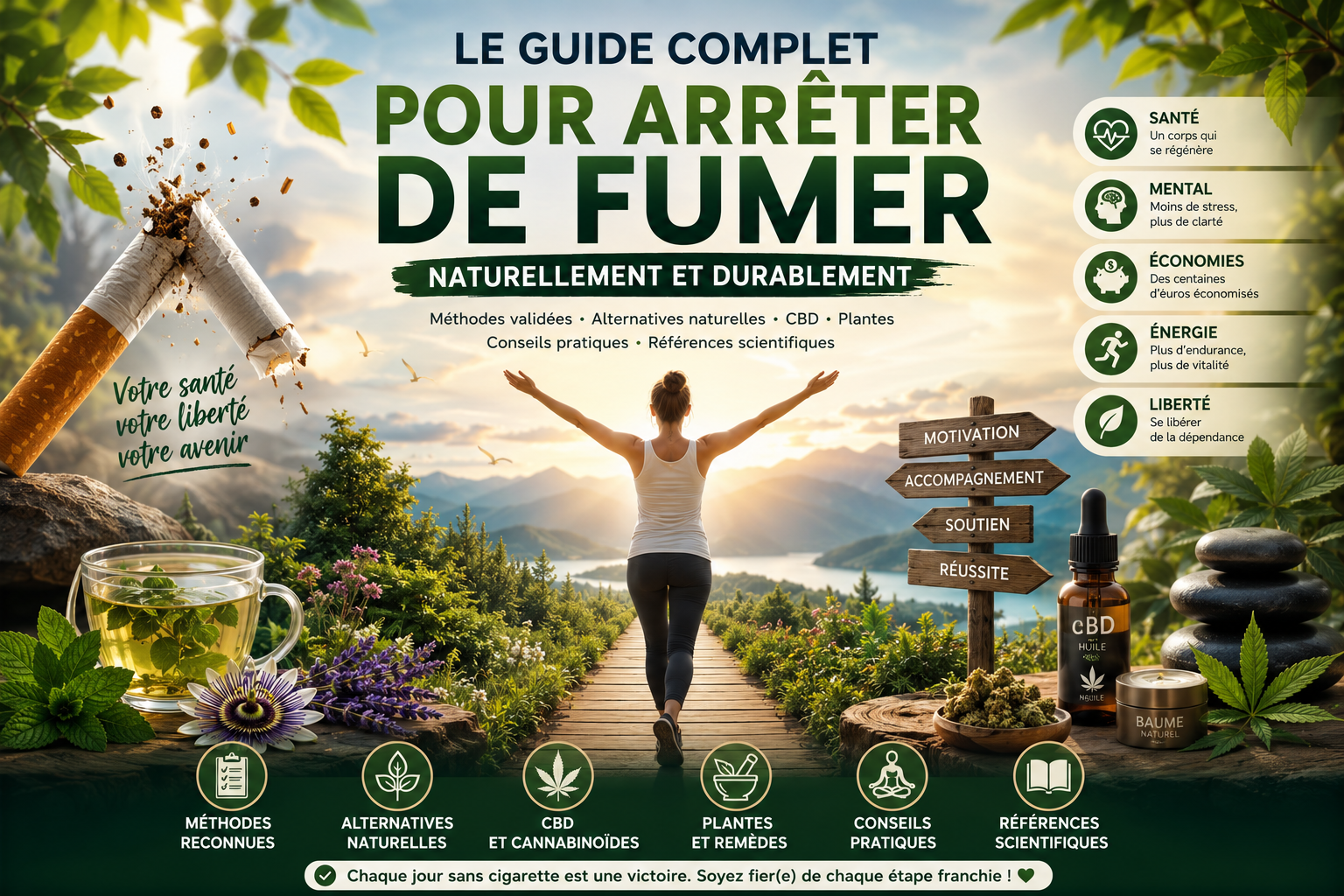 Arrêter de fumer naturellement : le guide complet 2026