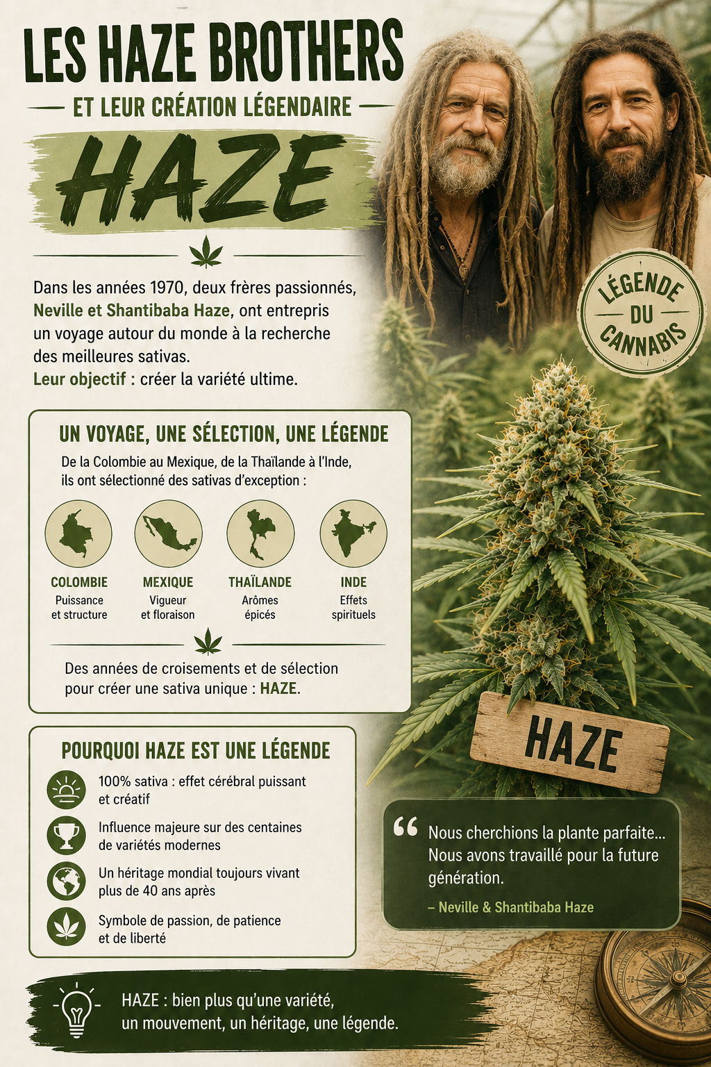 L’Histoire des Frères Haze : Les Pionniers d’une Génétique Légendaire du Cannabis