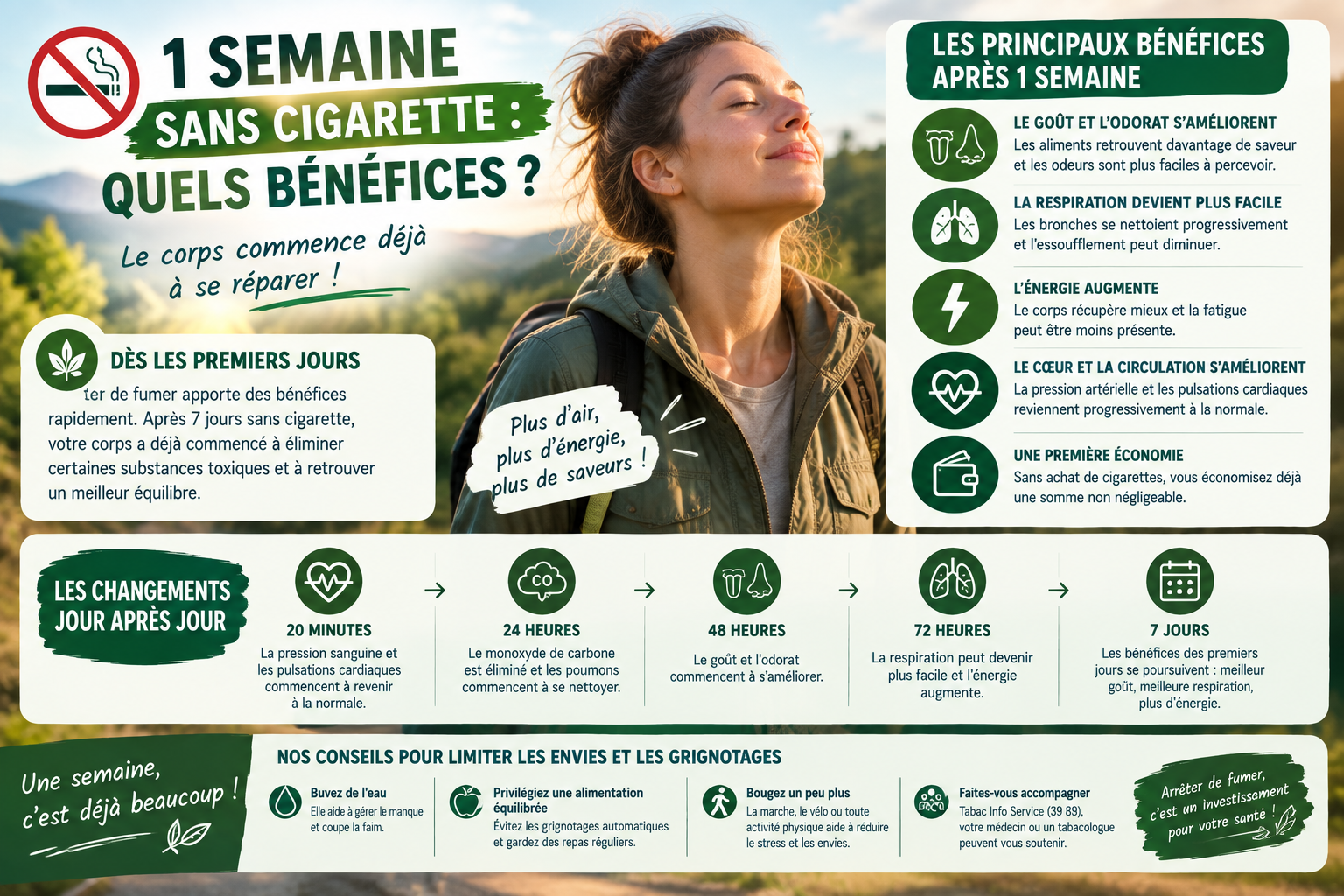 1 semaine sans cigarette : quels bénéfices ?