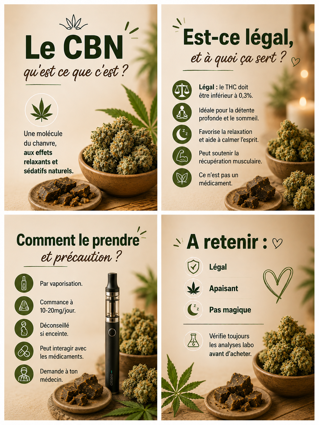 CBN : Qu’est-ce que le Cannabinol et Pourquoi Fait-il Tant Parler de Lui ?