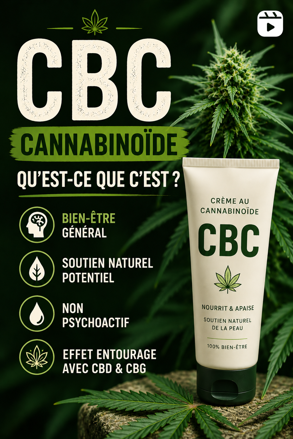 CBC cannabinoïde : effets, bienfaits et différence avec le CBD | Sativa Social Shop